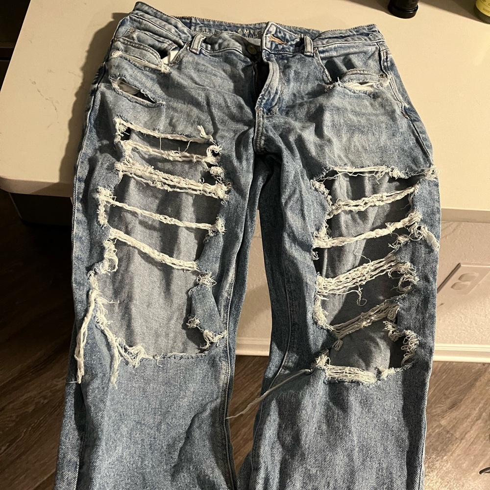 3 pair of American Eagle Stretch jeans size 12